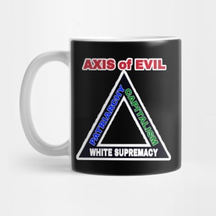 AXIS of EVIL White Supremacy - Patriarchy - Capitalism - Back Mug